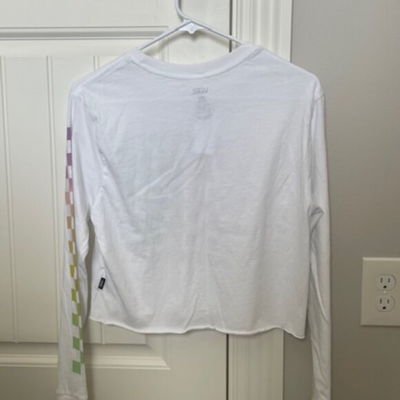 VANS Lock Box Long Sleeve Cropped T-Shirt - Picture 3 of 7